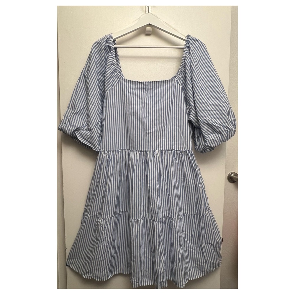 Beachlunchlounge Striped Casual Dress